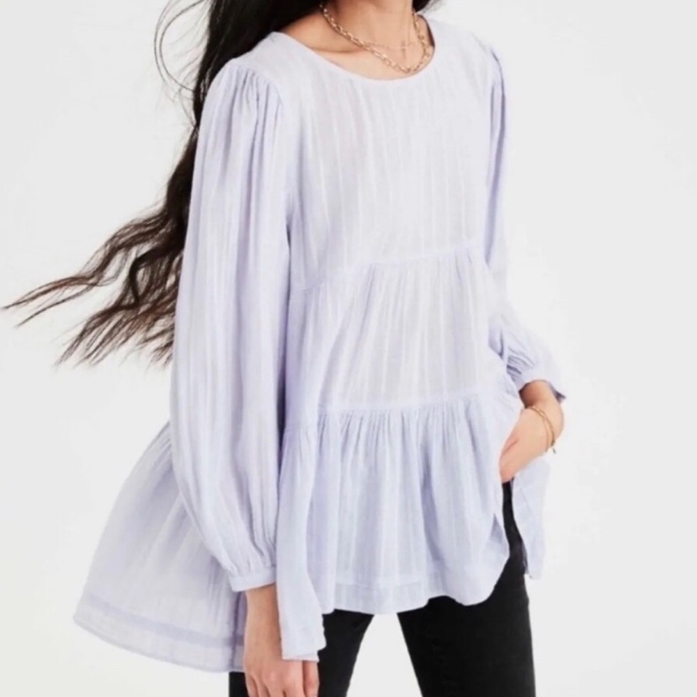 AE - Open-Back Tiered Tunic